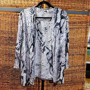 Chico's Snakeskin Print Top